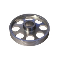Lightweight Crank Pulley (Genesis Coupe 3.8 2010+) Silver