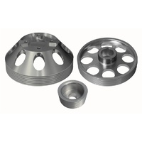Lightweight WP/Crank/Alt Pulley Combo (Genesis Coupe 3.8 2010+) Silver