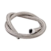 Stainless Steel Braided Rubber Hose -8AN 10ft - 0.44in ID