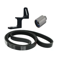 Reversed Intake Manifold Alternator Relocation Bracket Kit - Black (Subaru WRX 01-14, STI 02-19)