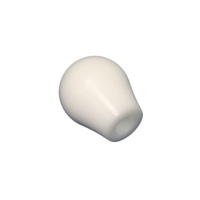 Delrin Tear Drop Shift Knob - 12x1.25 White