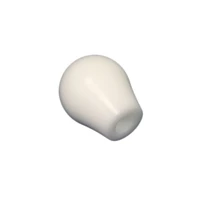 Delrin Tear Drop Shift Knob - 10x1.25 White