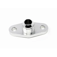Billet Offset Oil Drain Flange w/ Integrated -10AN Flange for T3/T4 & PTE/Borg Turbo