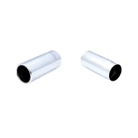 Universal Tips - 2.25in Inlet/2.75in Round Rolled-In Tip Stainless Steel