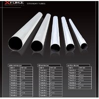3in/2 Metre Straight Tube - Aluminium
