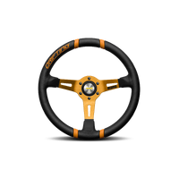 Steering Wheel Drifting BLK/Orange 350mm