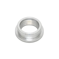 Female -20AN Aluminum Weld Bung - 1-5/8" - 12 Thread 2.5" Flange OD