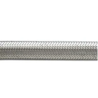 2ft Roll of Stainless Steel Braided Flex Hose AN Size: -6 Hose ID 0.34"
