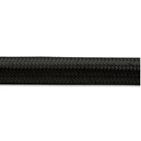 2ft Roll Of Black Nylon Braided Flex Hose