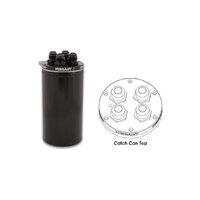 Universal Catch Can Recirculating Closed Loop Top- Anodized Black