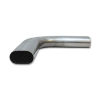 90 Degree (horizontal) Oval Mandrel Bend 3.5"