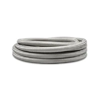 20ft Roll of Stainless Steel Braided Flex Hose with PTFE Liner AN Size: -16