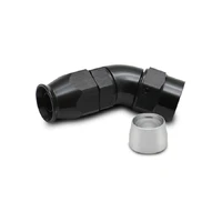 45 Degree High Flow Hose End Fitting For PTFE Lined Hose