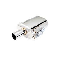 Varex Universal Oval Muffler - 3in Inlet/3in Outlet