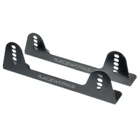 Black Mild Steel Seat Mounts
