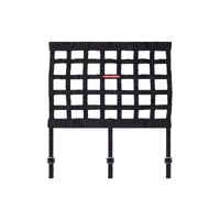 Black Window Net With Straps