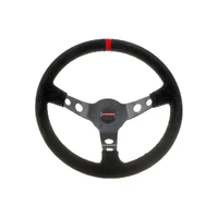 Suede Dished Steering Wheel