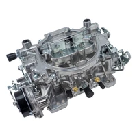 Carburettor, Repro Edelbrock Style AVS2 Series 650CFM , Electric Choke Satin Finish, Kit