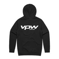 VPW Logo Hoodie Sweatshirt, Cotton, Polyester, Black, Medium