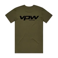 VPW Logo T-Shirt, Army Green, Cotton, 4XL