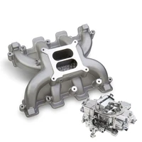 Intake Manifold & Carburettor Kit, LS1 Holden Commodore ,Chev Air Max Intake, Repro Holley Style 750CFM Vac Sec, Carburettor, Kit