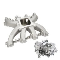 Intake Manifold & Carburettor Kit, LS3 Holden Commodore ,Chev Air Max Intake, Repro Holley Style 750CFM Vac Sec, Carburettor, Kit