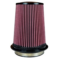 8-Layer Oiled Cotton Gauze Air Filter - 5" Flange ID, 7.0" Twist Lock Base / 7.90" Media Height / 5" Top