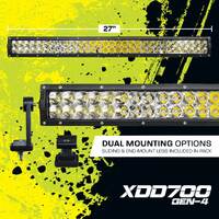 27In 228W XDD GEN4 Series Double Row LED Light Bar 1 Lux @ 700M