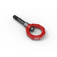 aFe CONTROL Front Tow Hook Red