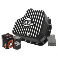 011-16 GM Diesel Trucks V8-6.6L LML Engine Oil Pan Black POWER Pro Series w/ Machined Fins