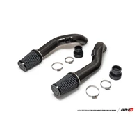 2009+ Nissan GT-R R35 Alpha Carbon Fiber Intake Pipes for Stock Turbos