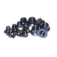 M9 x 1.25 12pt Black Nut Kit (Set of 2)