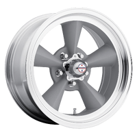 Tt O VN309 15x7 5x114.3 -6mm Silver Machined Lip