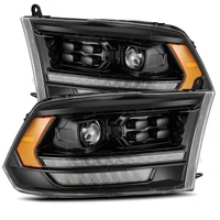 09-18 Dodge Ram 2500HD LUXX LED Proj Headlights Plank Style Black w/Seq Signal/Smoked DRL