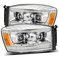 06-08 Dodge Ram 1500HD PRO-Series Projector Headlights Plank Style Chrome w/Seq Signal/DRL