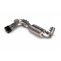 BMW F3X 28i / 30i Touring Edition Axle-Back Exhaust Single Side - 80mm Black Tips