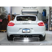 Porsche 981 Performance Exhaust System - w/Chrome Silver Tips