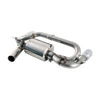 BMW F22 M235i / M240i Touring Edition Axle-Back Exhaust - Chrome Silver Tips (102mm)