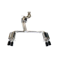 Audi B8.5 S5 3.0T Touring Edition Exhaust System - Diamond Black Tips (102mm)