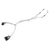 Audi B9 S5 Sportback Track Edition Exhaust - Non-Resonated (Black 102mm Tips)