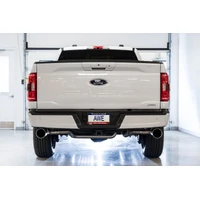0FG 21+ Ford F150 Dual Side Exit Cat-Back Exhaust- 4.5in Chrome Silver Tips