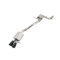 Mk6 GLI 2.0T - Mk6 Jetta 1.8T Touring Edition Exhaust - Diamond Black Tips