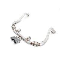 Porsche 718 Boxster / Cayman Touring Edition Exhaust - Chrome Silver Tips