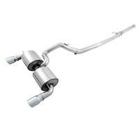 Ford Focus RS Touring Edition Cat-back Exhaust- Non-Resonated - Chrome Silver Tips