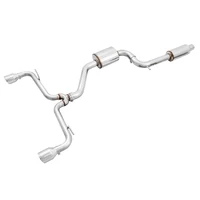 Volkswagen GTI MK7.5 2.0T Touring Edition Exhaust w/Chrome Silver Tips 102mm