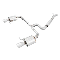 VW MK7 Golf Alltrack/Sportwagen 4Motion Touring Edition Exhaust - Polished Silver Tips