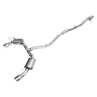 22+ Honda Civic Si/Acura Integra Touring Edition Catback Exhaust - Dual Chrome Silver Tip