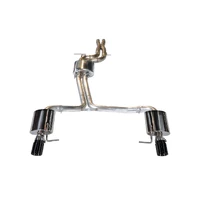 Audi C7 A7 3.0T Touring Edition Exhaust - Dual Outlet Diamond Black Tips