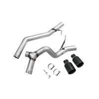 2020+ Jeep Gladiator 3.6L Trail-to-Tread (Dual Exhaust) Conversion Kit w/Diamond Blk Tips