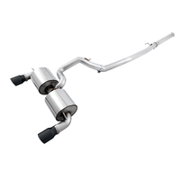 Ford Focus RS Touring Edition Cat-back Exhaust - Non-Resonated - Diamond Black Tips